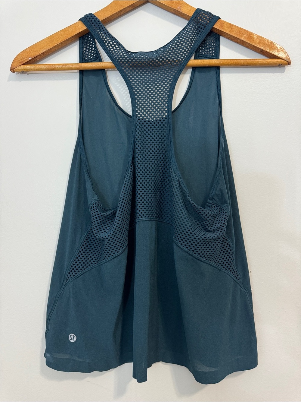 Lululemon Teal Mesh Racerback Tank Small